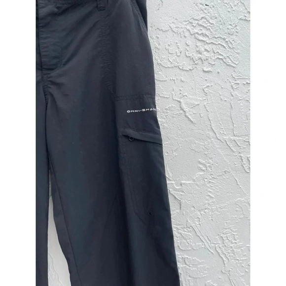 Columbia Performance Womens Fishing Gear Omni Shade Outdoor Pants Black Sz 8 - Picture 3 of 8